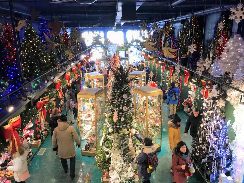 Christmas store in Quebec city