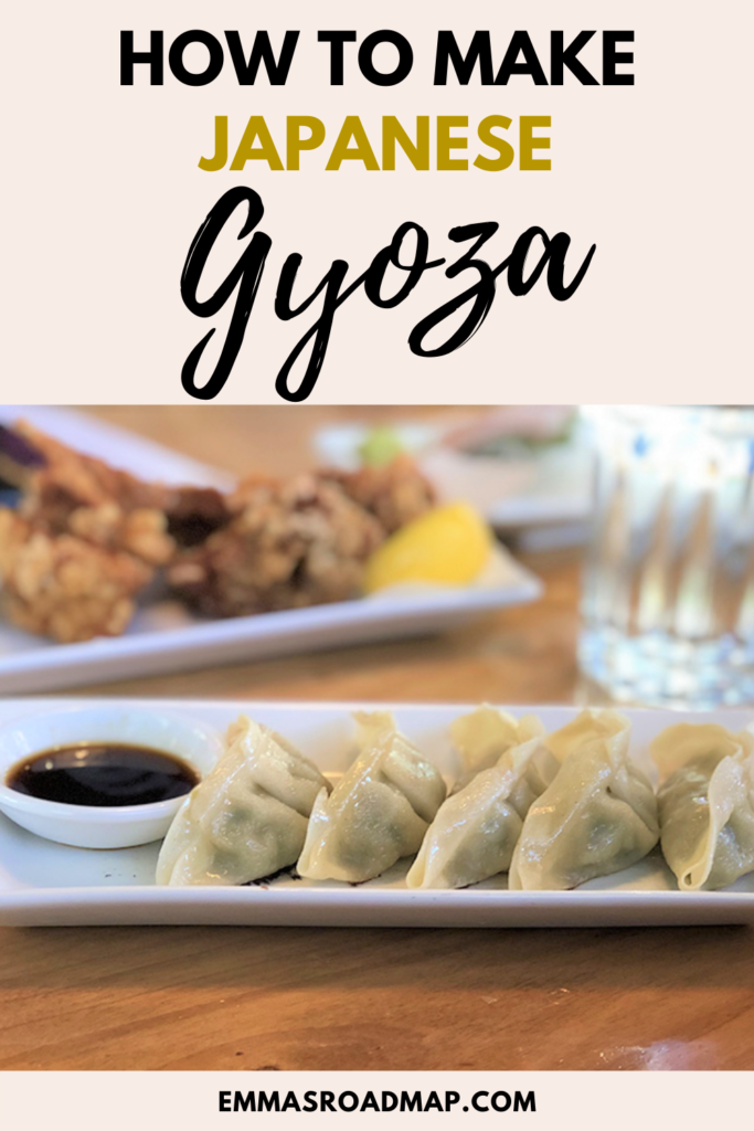 Recipe pin on how to make Japanese Gyoza