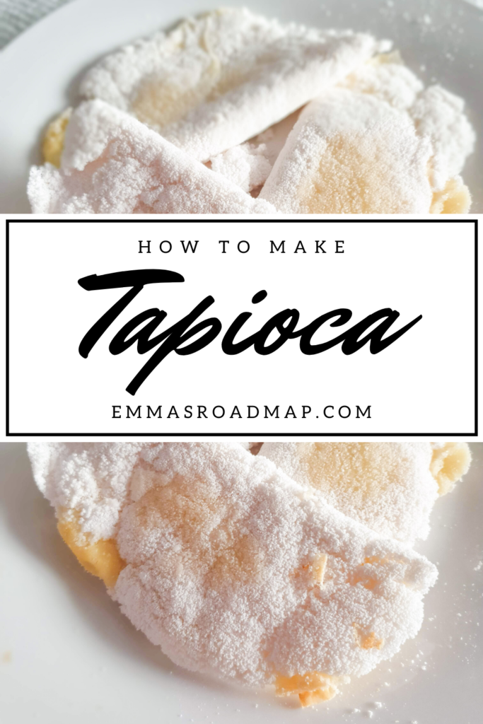 Recipe pin on how to make Brazilian Tapioca