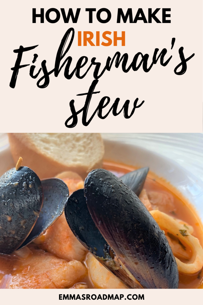 Recipe pin on how to make Irish Fisherman's Stew