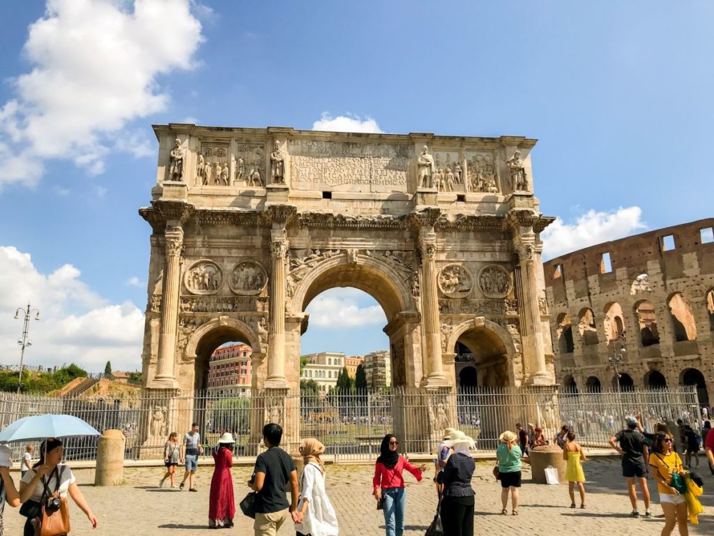 Ancient building near the Colosseum