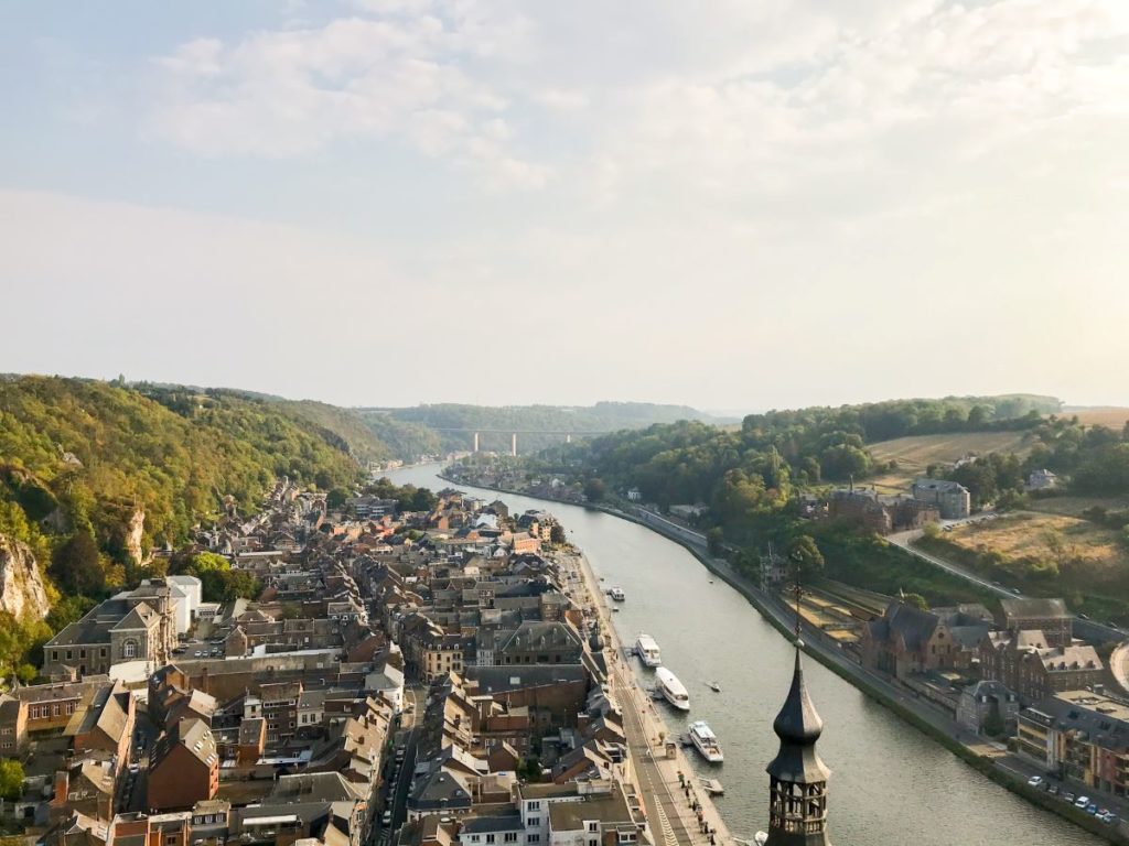 Dinant day trip view