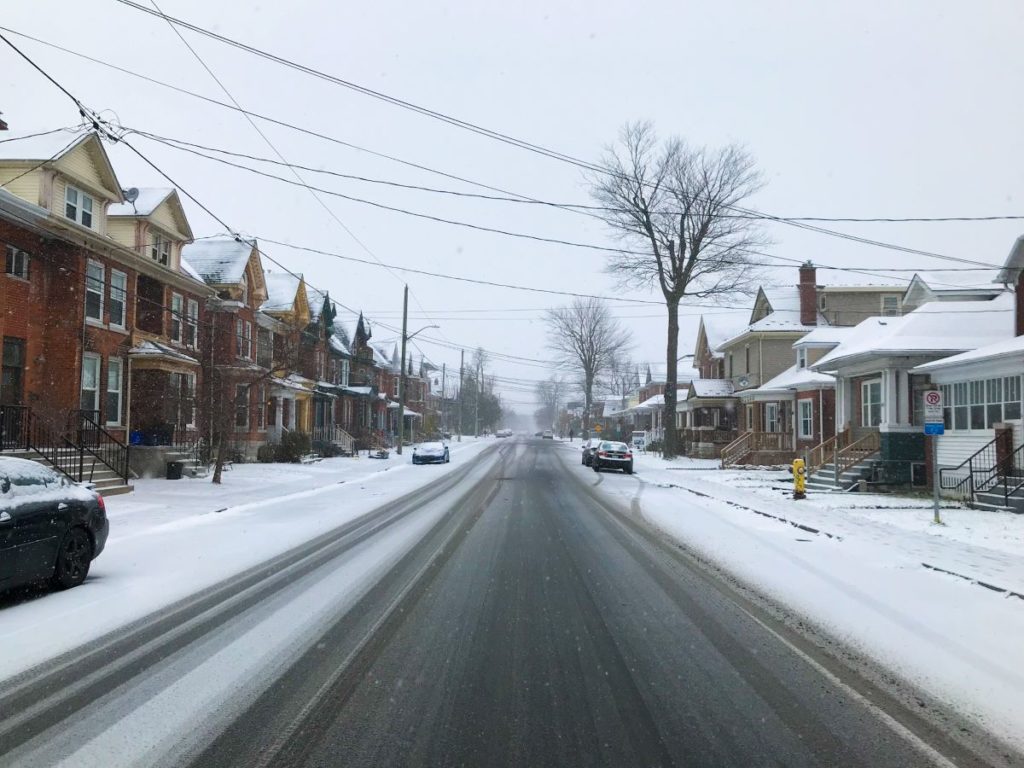 Kingston, Ontario in winter