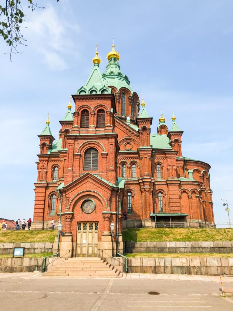 the Uspenski Cathedral in Helsinki