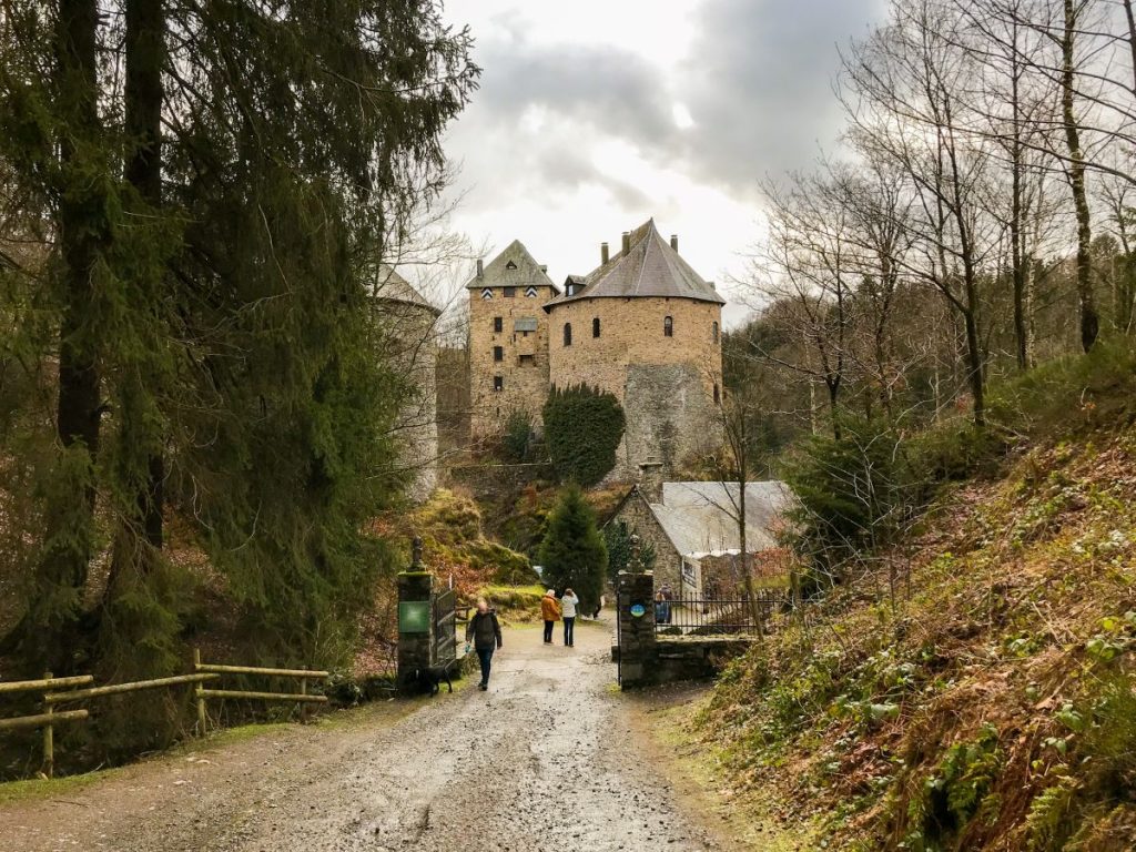 Castle of Reinhardstein in Weismes