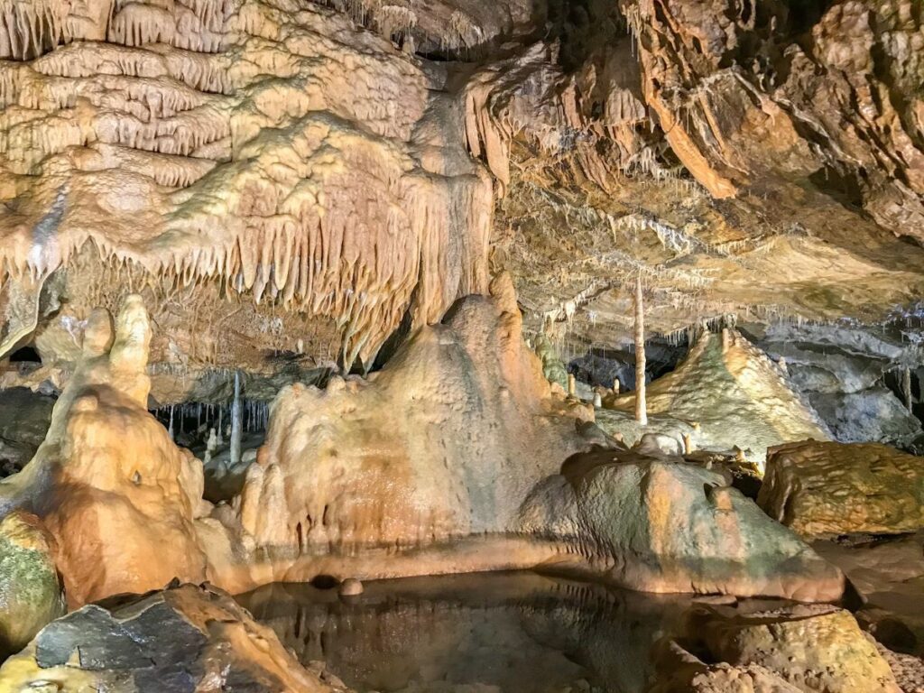 Caves of Hotton in Belgium