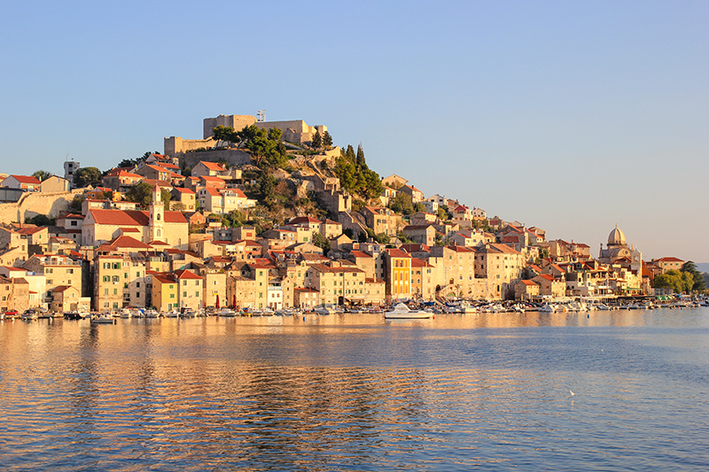 Sibenik, Croatia in fall