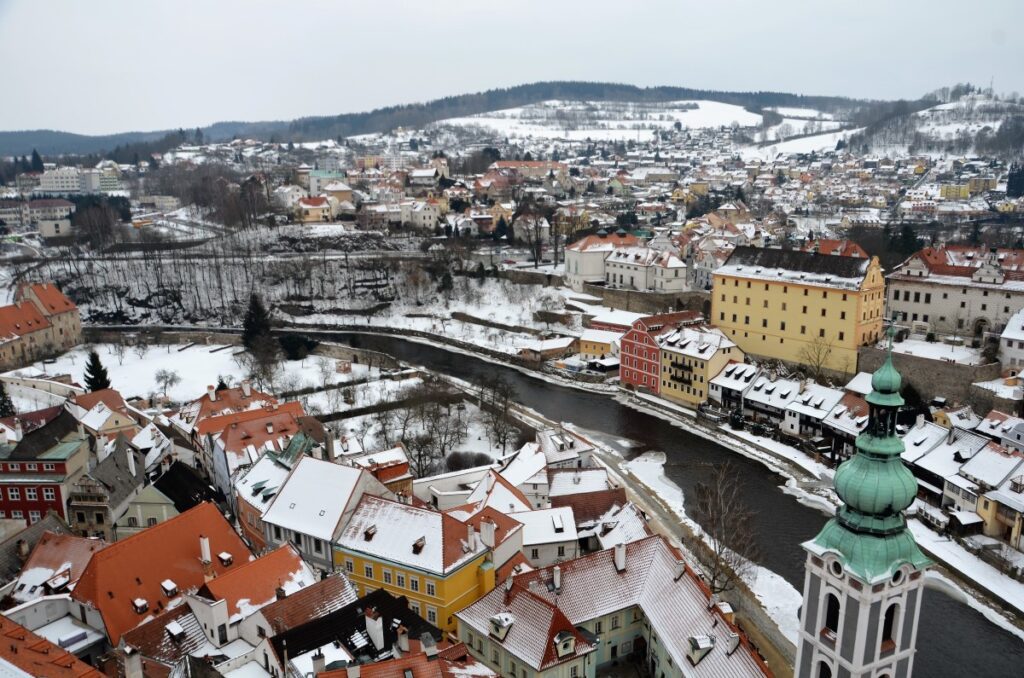 Cesky Krumlow in winter