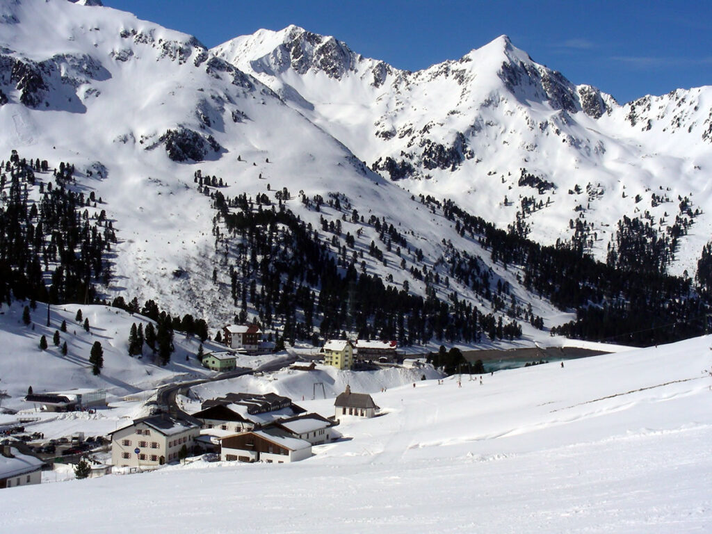 Kuehtai ski resort Austria