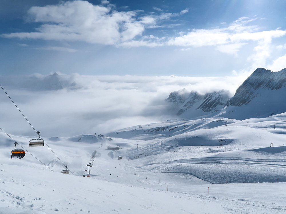 Zugspitze ski resort Germany