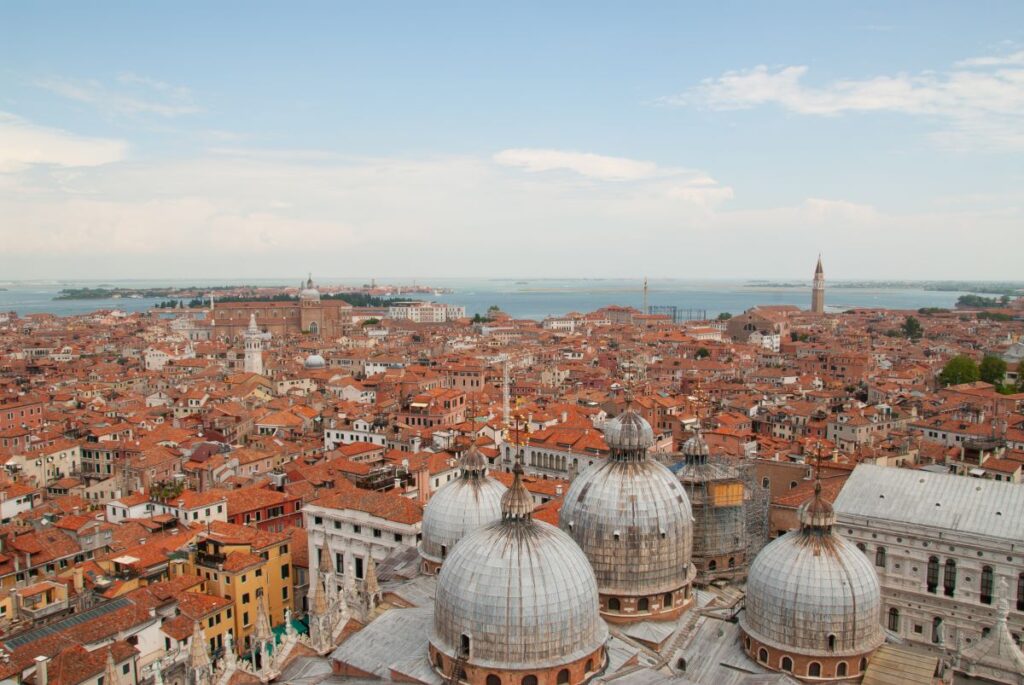 view of Venice from above