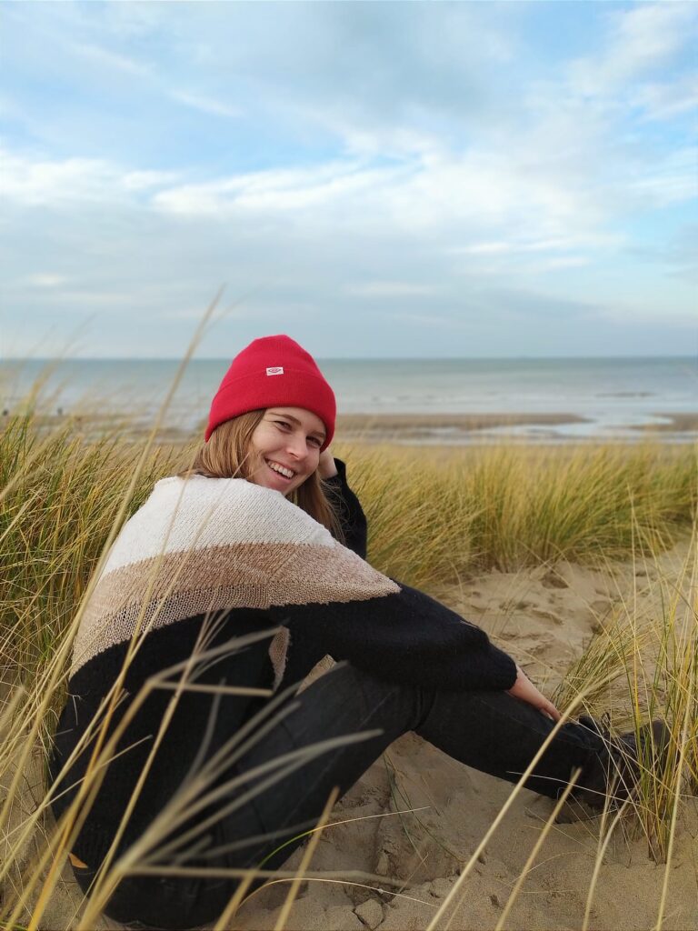 Op het strand Wenduine