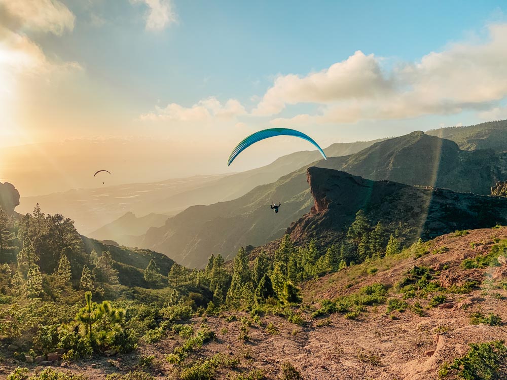 paragliding in Tenerife
