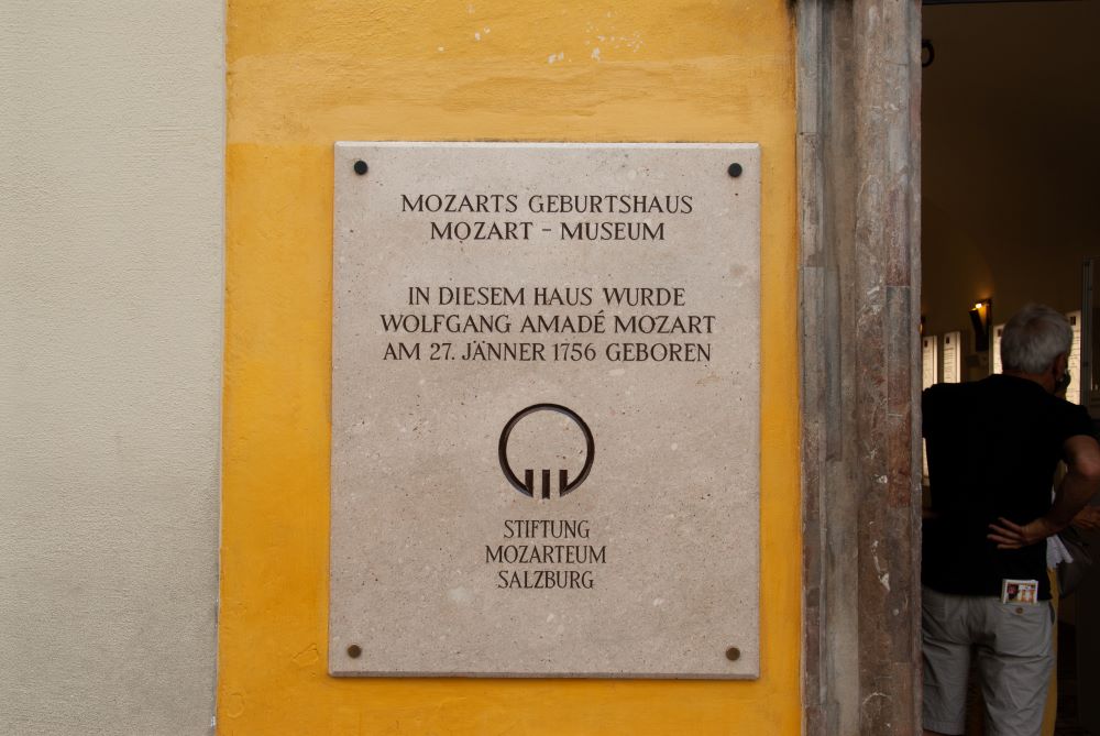 Birth stone Mozart Salzburg