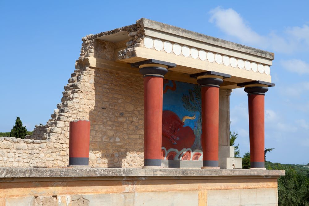 Knossos palace Greece