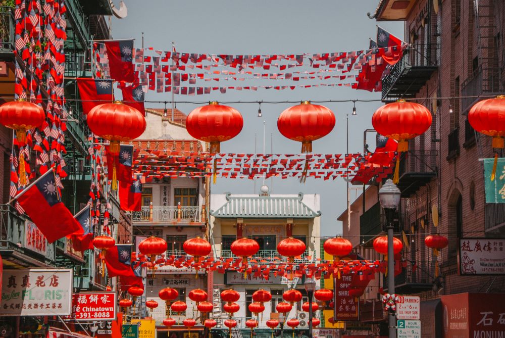 Chinese lanterns in Chinatown