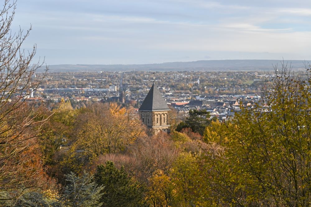 view of Aachen from the Lousberg