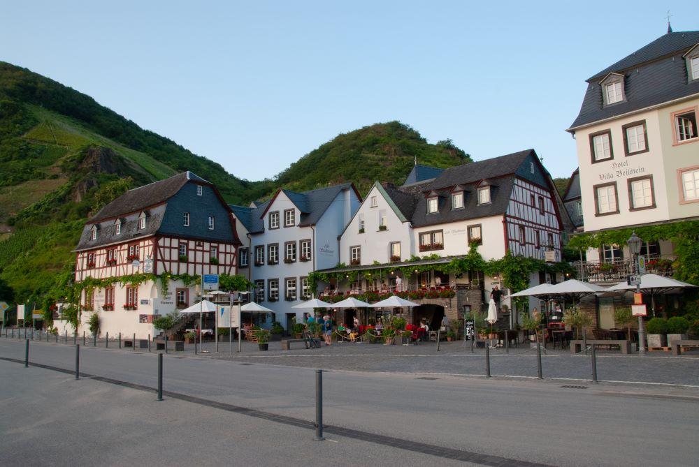 Village of Beilstein on the Moselle river