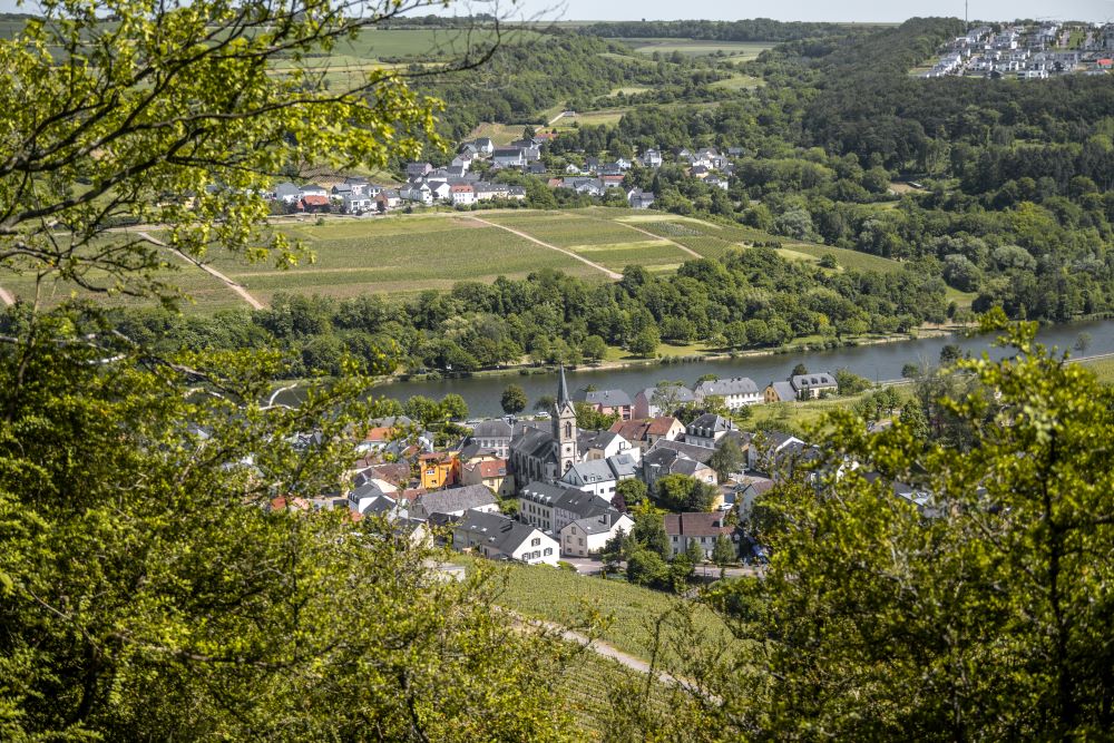 View of Luxembourg village Ahn