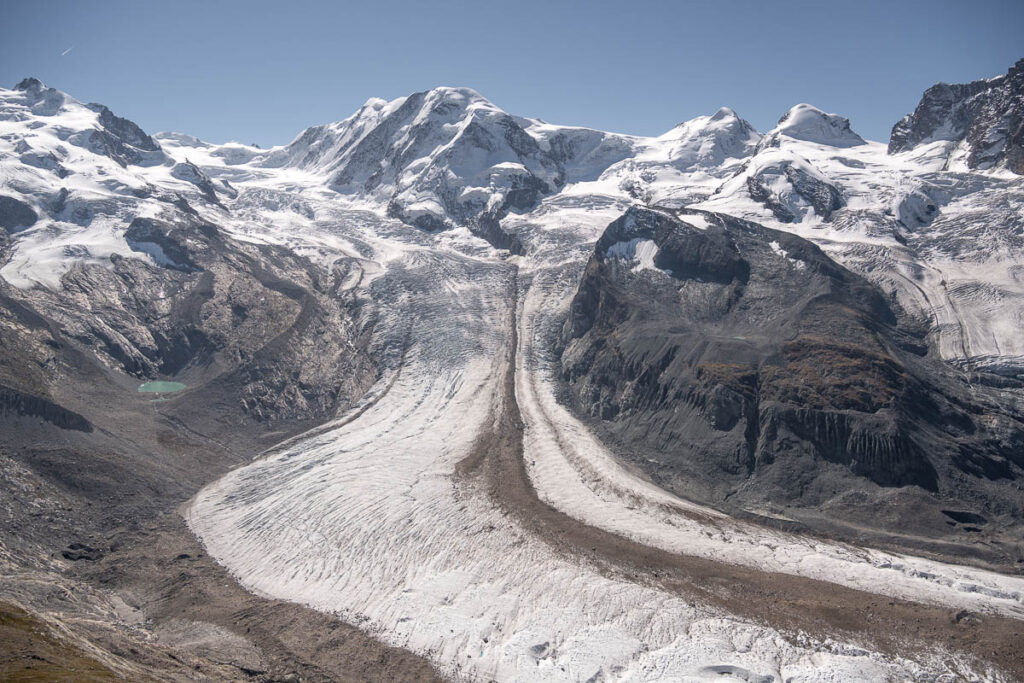 Gornergrat Glacier in Zermatt Switzerland