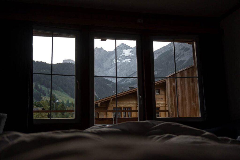 Chalet Hotel Adler view Kandersteg