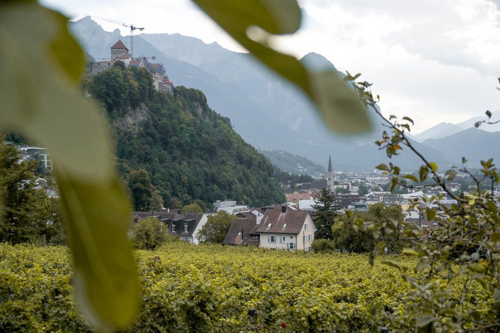 View of Vaduz Liechtenstein